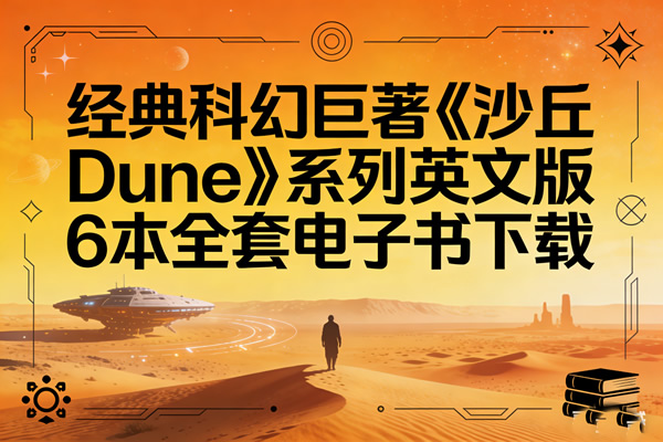 经典科幻巨著《沙丘 Dune》系列英文版6本全套电子书下载第1张-惠学吧 经典科幻巨著《沙丘 Dune》系列英文版6本全套电子书下载